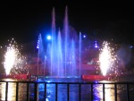 Fountains and fireworks