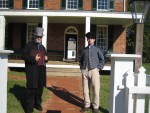 Actors at Appomattox (a newspaperman and a Confederate soldier)
