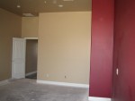 Master bedroom, accent wall