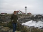 Donna at Portland Head
