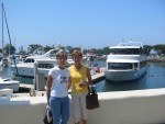Donna and Glenda on wharf at Seaport Village